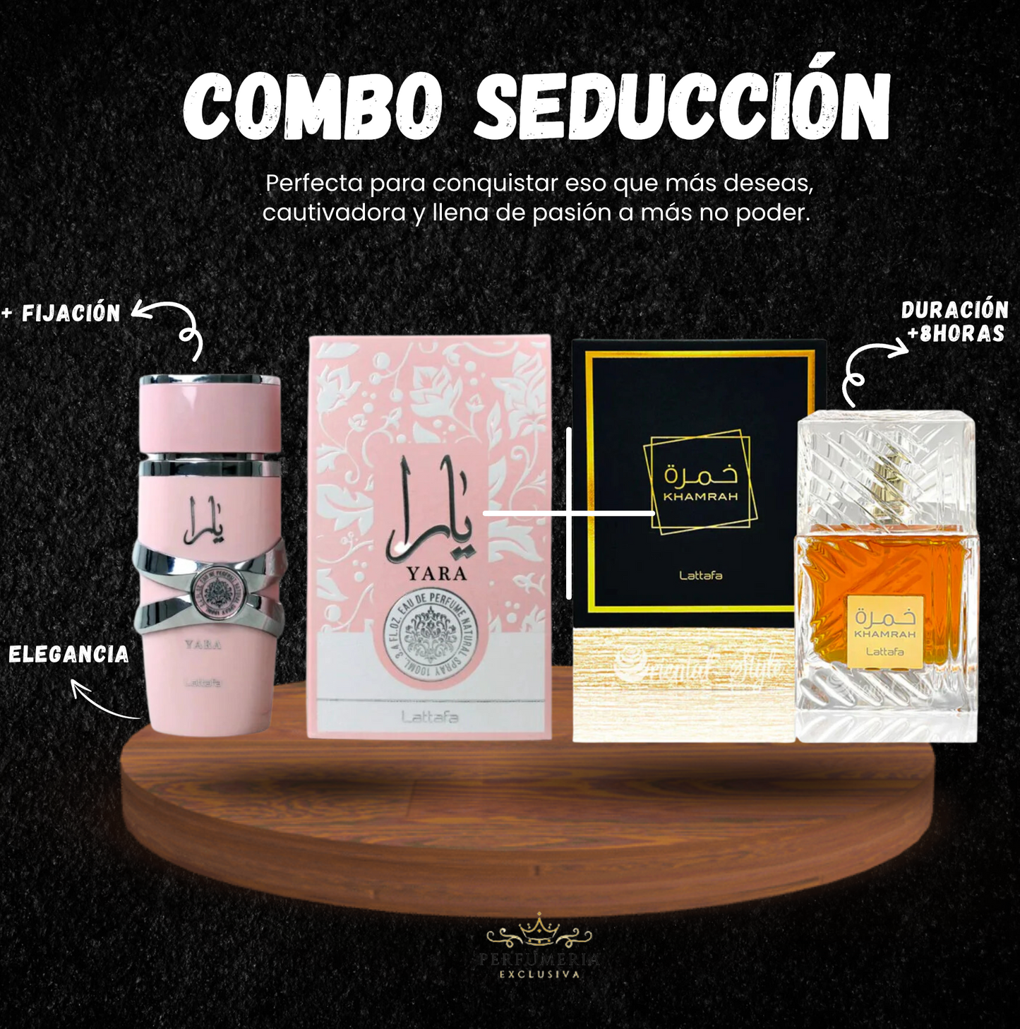 COMBO PERFUME YARA + KHAMRAH PERFUMERO GRATIS